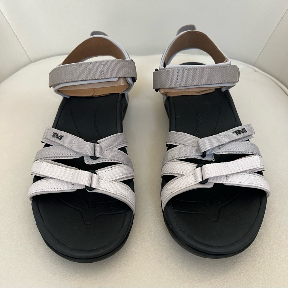 Teva Women's Beige and Black Strappy Sport Sandals - Picture 5 of 11